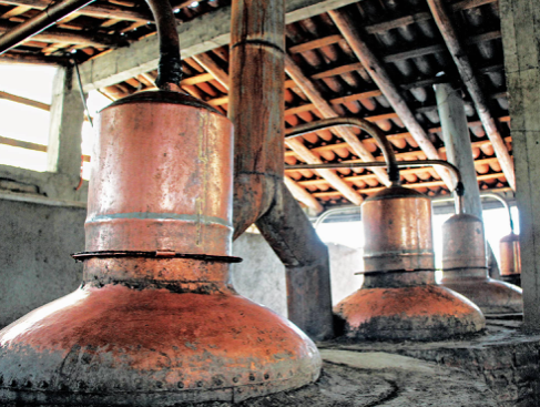 Alambiques de Cobre para hacer mezcal