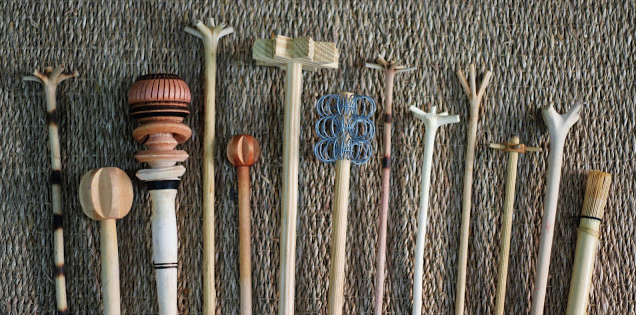 Diferents tipos de Swizzle sticks